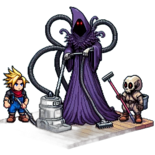 staff, pixel art, concept art, comic book art transparent PNG cut-out