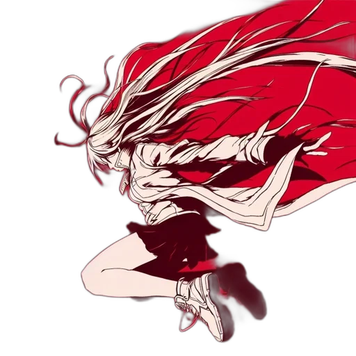 dress, hair, weapon, sword transparent PNG cut-out