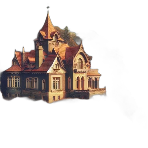 building, crown, concept art, watercolor transparent PNG cut-out