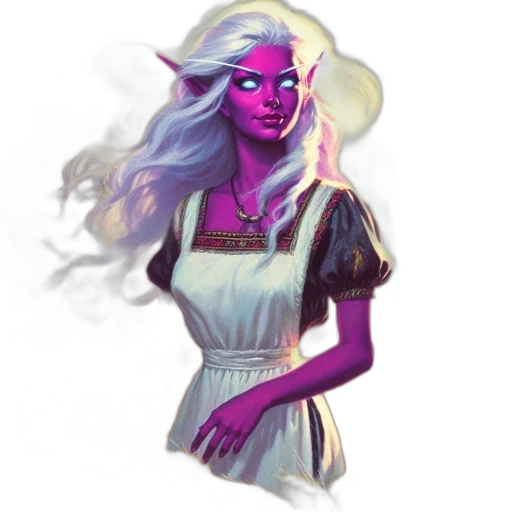 dress, face, mask, staff transparent PNG cut-out