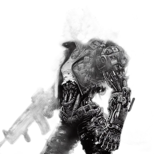 mask, robot, face, creature transparent PNG cut-out