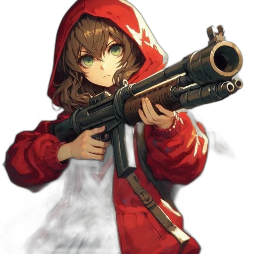 weapon, staff, animal, jacket transparent PNG cut-out