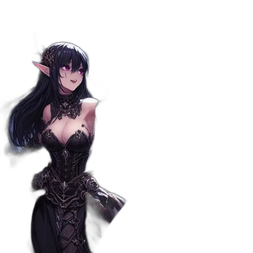 dress, staff, mask, fantasy art transparent PNG cut-out
