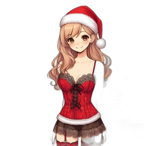 dress, hat, staff, pixel art transparent PNG cut-out