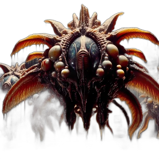 creature, dragon, mask, crown transparent PNG cut-out