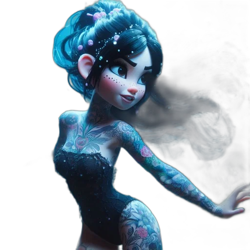 dress, concept art, fantasy art, 3d render transparent PNG cut-out