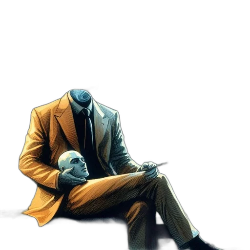 jacket, mask, robot, face transparent PNG cut-out