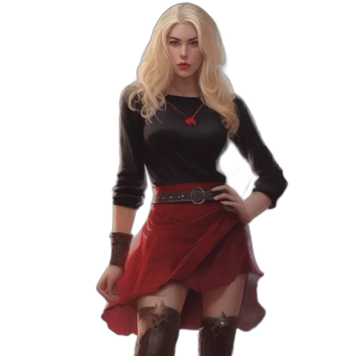 dress, concept art, fantasy art, 3d render transparent PNG cut-out