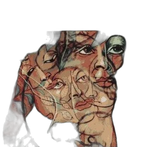 face, mask, umbrella, jacket transparent PNG cut-out