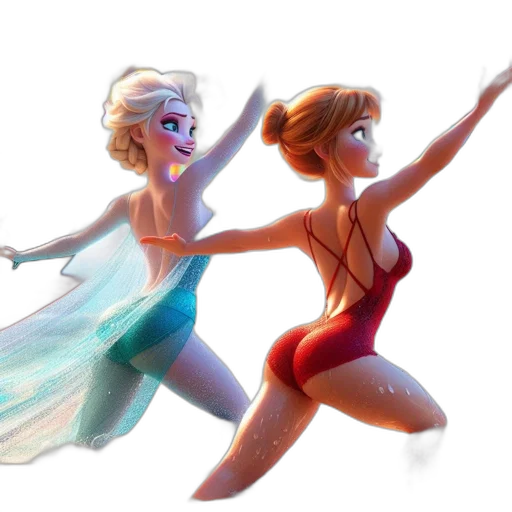 concept art, cartoon, watercolor, fantasy art transparent PNG cut-out