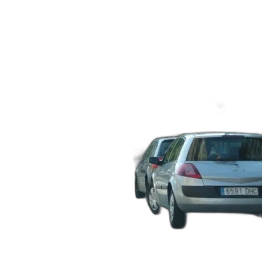 car, 3d render, photorealistic, busy transparent PNG cut-out