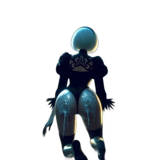 robot, dress, mask, creature transparent PNG cut-out