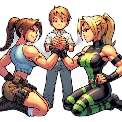pixel art, concept art, comic book art, cartoon transparent PNG cut-out