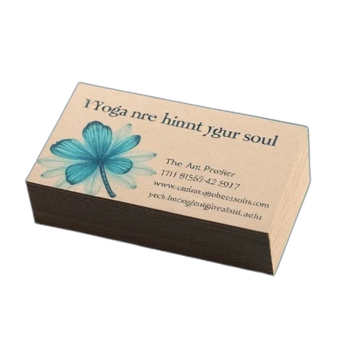 stack, business, cards, brown transparent PNG cut-out