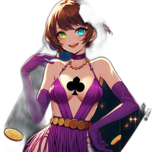 dress, staff, mask, jewelry transparent PNG cut-out