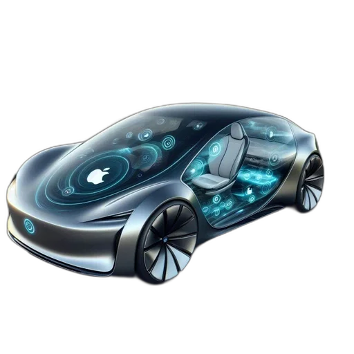 car, robot, concept art, 3d render transparent PNG cut-out