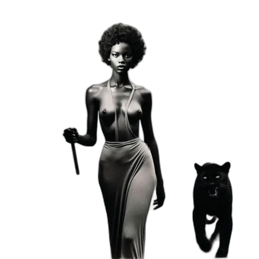 dress, jewelry, animal, staff transparent PNG cut-out