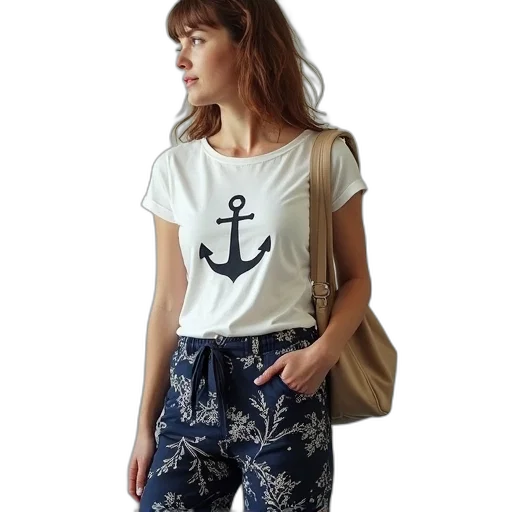 monochrome, blogger, wearing, printed transparent PNG cut-out