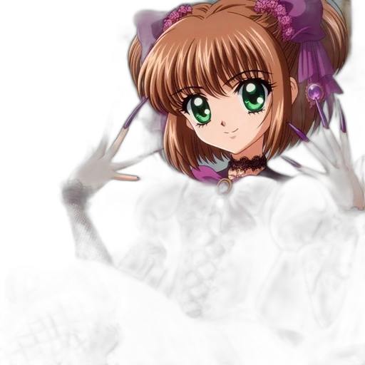 dress, creature, flower, crown transparent PNG cut-out