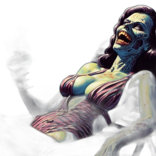 comic book art, concept art, fantasy art, photorealistic transparent PNG cut-out