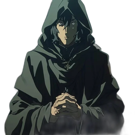 jacket, mask, staff, face transparent PNG cut-out