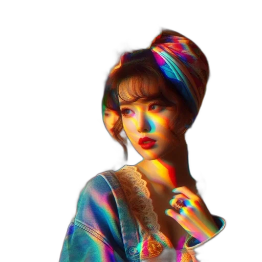 face, umbrella, dress, hat transparent PNG cut-out