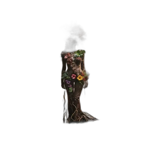 creature, tree, animal, dragon transparent PNG cut-out