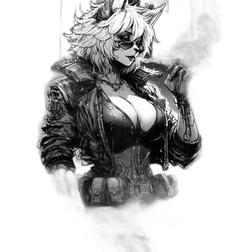jacket, mask, weapon, face transparent PNG cut-out