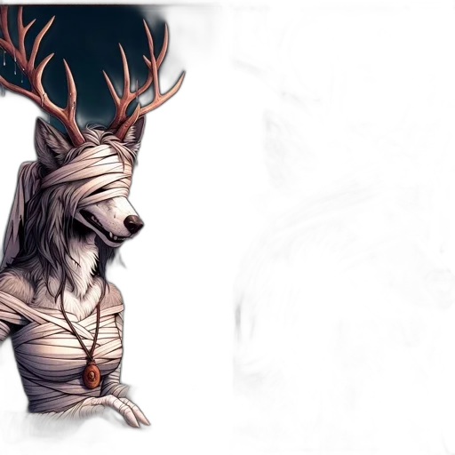 crown, mask, creature, animal transparent PNG cut-out