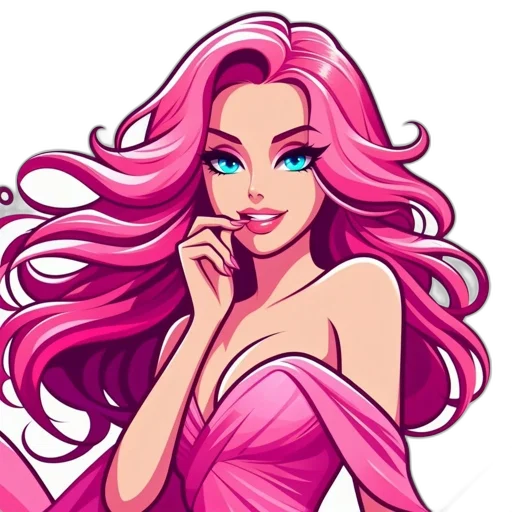 dress, fantasy art, cartoon, pixel art transparent PNG cut-out