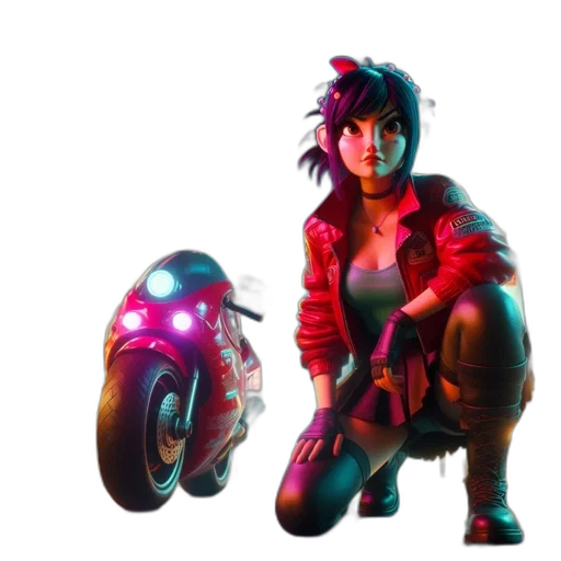 jacket, robot, weapon, creature transparent PNG cut-out