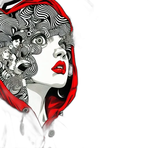 mask, face, comic book art, photorealistic transparent PNG cut-out