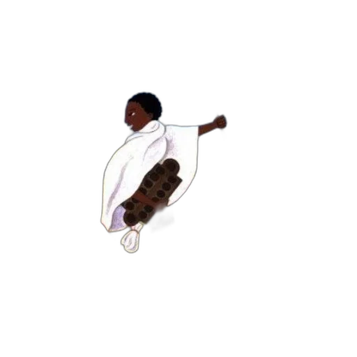 shoes, hair, staff, weapon transparent PNG cut-out