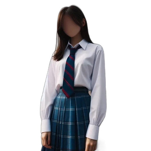 jacket, dress, staff, robot transparent PNG cut-out