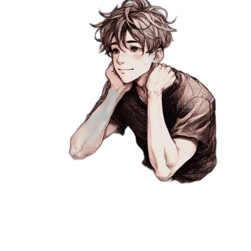 face, hair, staff, creature transparent PNG cut-out