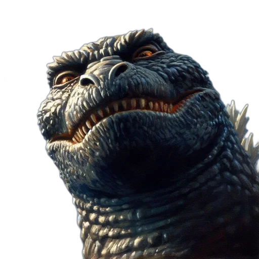 dragon, creature, face, animal transparent PNG cut-out