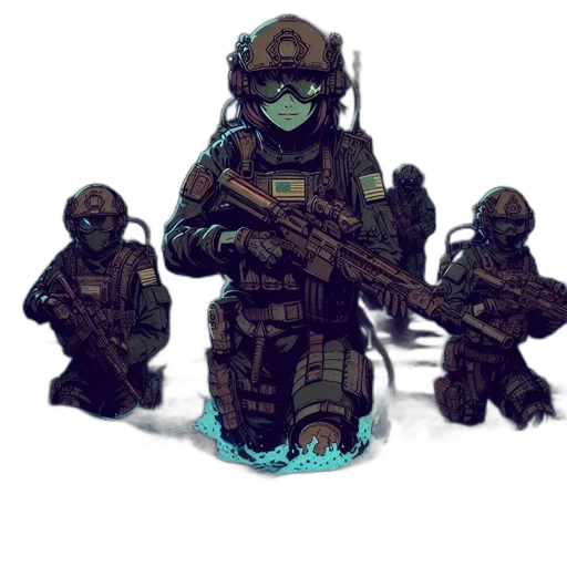 robot, weapon, mask, creature transparent PNG cut-out