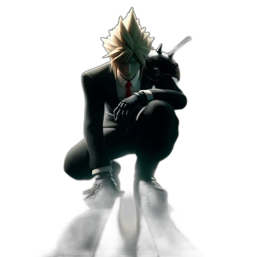 mask, jacket, weapon, concept art transparent PNG cut-out