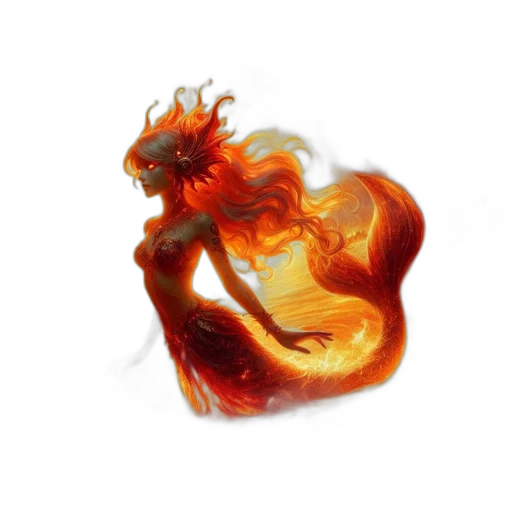 dragon, hair, creature, animal transparent PNG cut-out