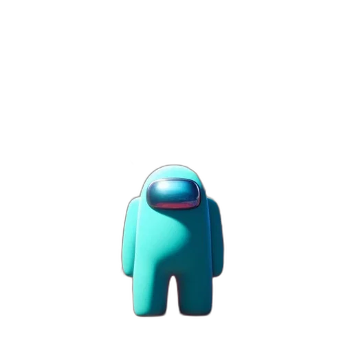robot, creature, staff, face transparent PNG cut-out