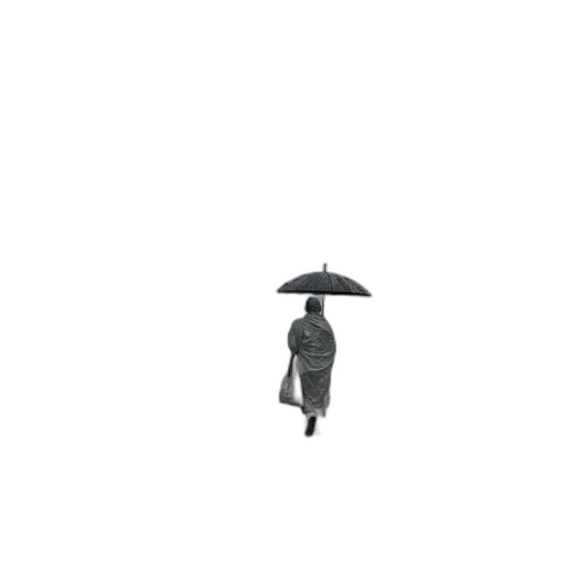 umbrella, hat, staff, animal transparent PNG cut-out