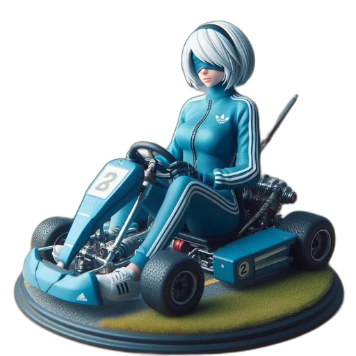 robot, car, concept art, 3d render transparent PNG cut-out