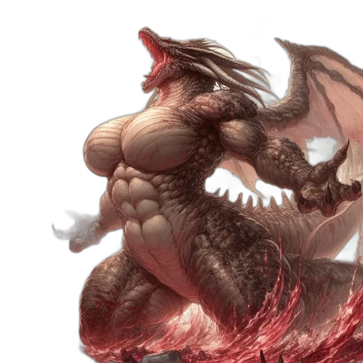 dragon, creature, fantasy art, concept art transparent PNG cut-out