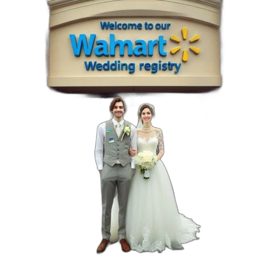 photorealistic, couple, wedding, attire transparent PNG cut-out
