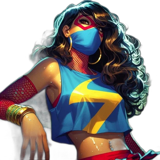 comic book art, concept art, cyberpunk, fantasy art transparent PNG cut-out