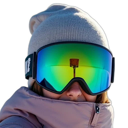 face, hat, jacket, mask transparent PNG cut-out