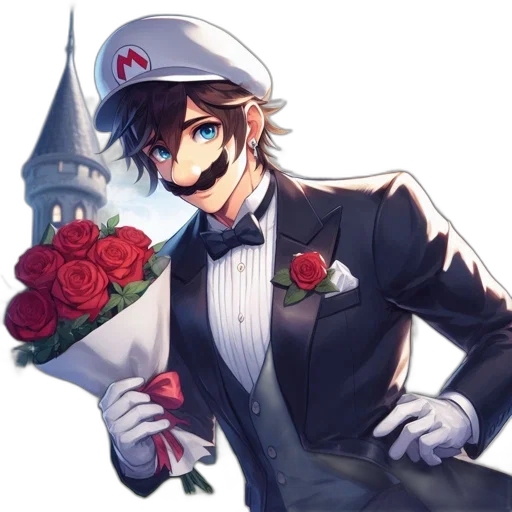 flower, staff, crown, hat transparent PNG cut-out
