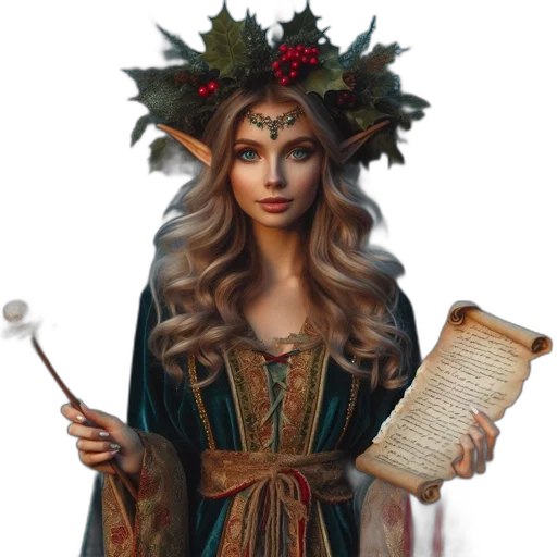 crown, staff, dress, jewelry transparent PNG cut-out