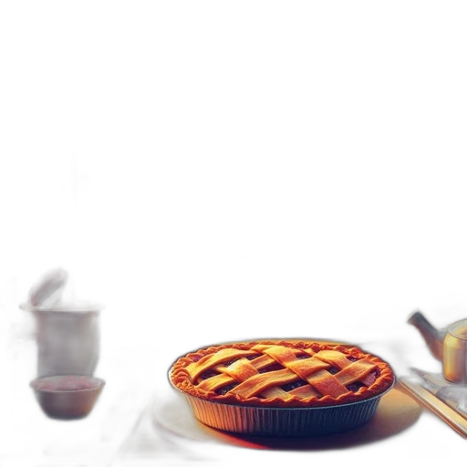 food, crown, robot, 3d render transparent PNG cut-out