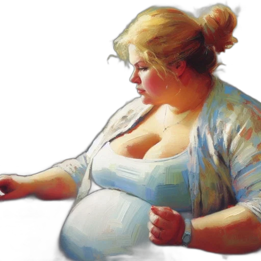 oil painting, photorealistic, concept art, impressionist transparent PNG cut-out